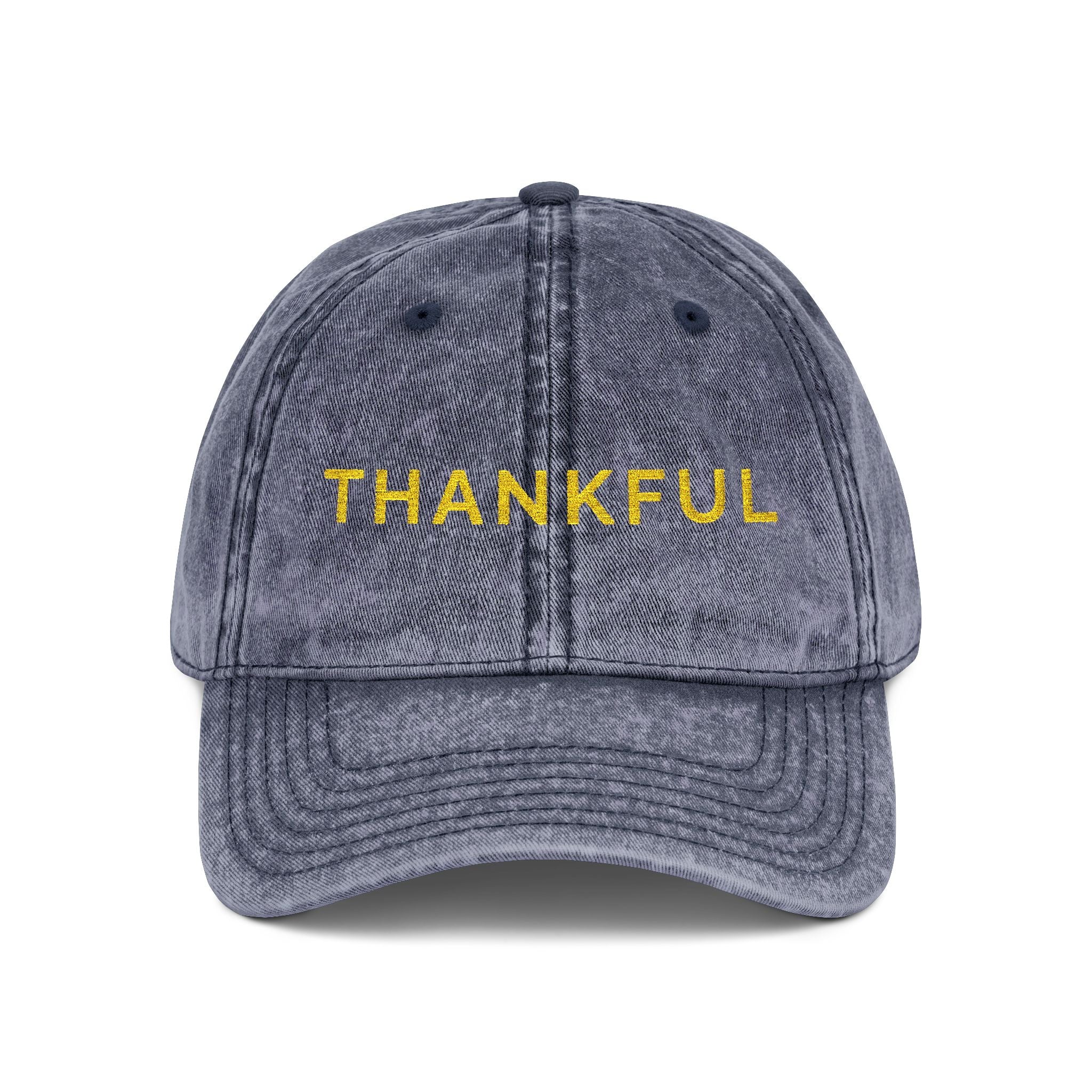 Thankful - Vintage Embroidered Cap