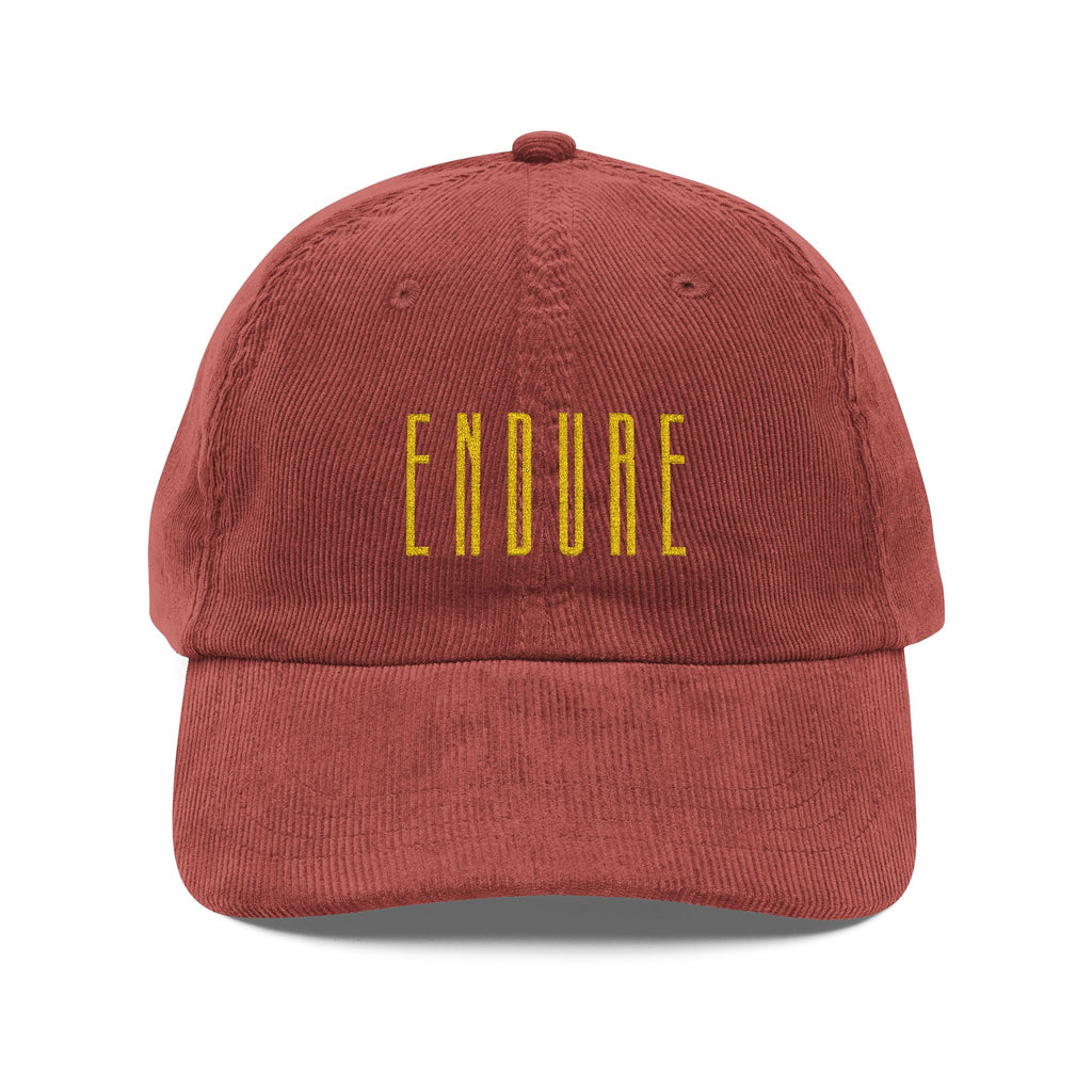 Endure Vintage Embroidered Corduroy Cap