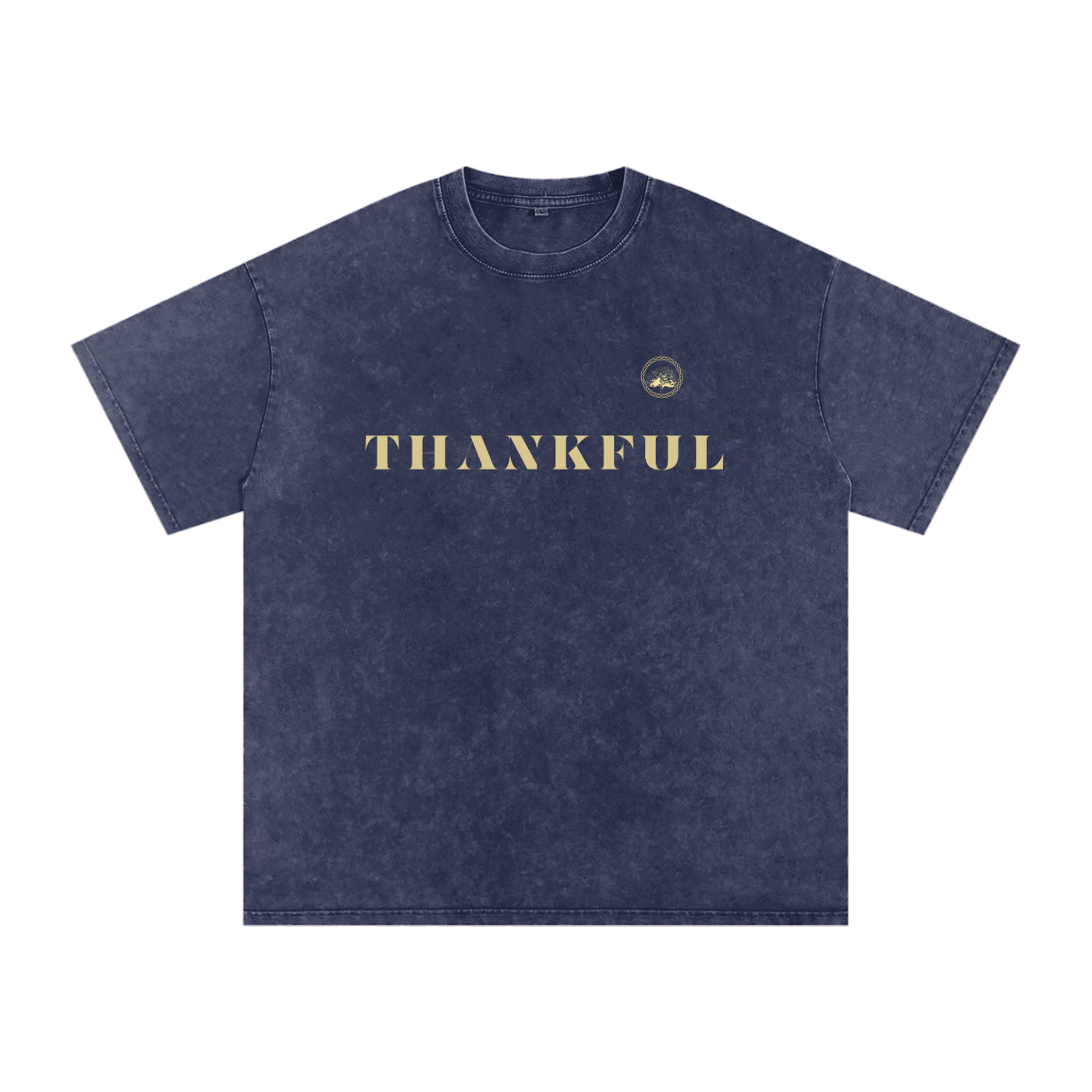 Thankful - Washed Oversized Cotton T-Shirt