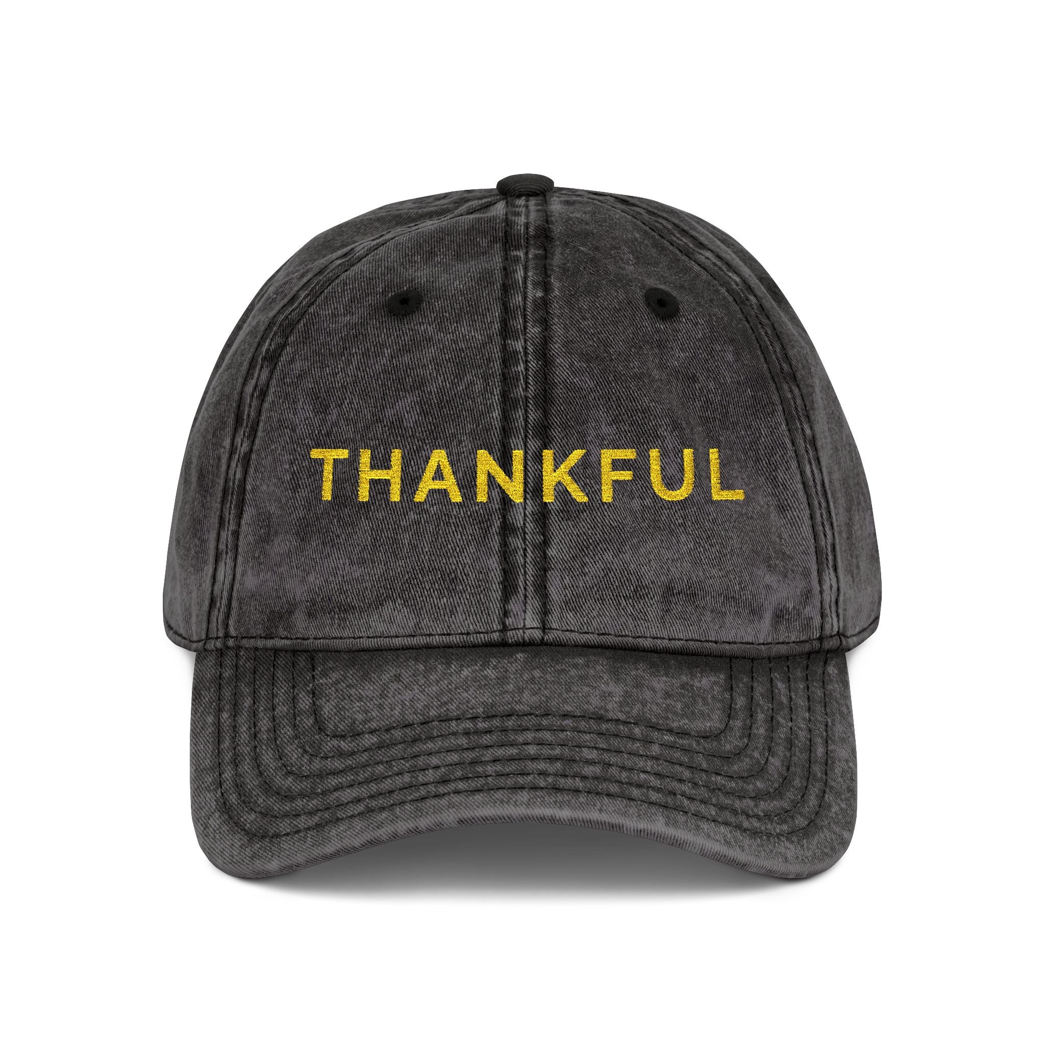 Thankful - Vintage Embroidered Cap